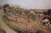 Camille Pissarro Metaponto path Schwarz oil painting